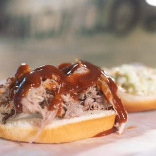 BBQ Sandwich with Slaw